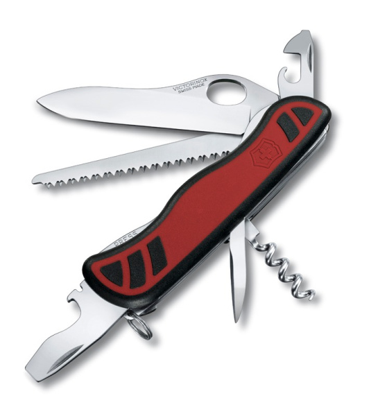 Нож Victorinox Forester, 111мм, 10 функций (красный / черный)